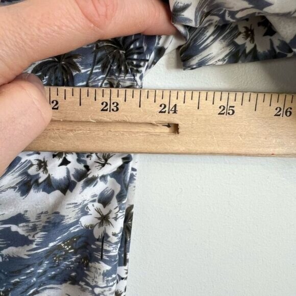 Point Zero Vital Cycle Men’s Medium Short Sleeve Hawaiian Button Down Shirt Palm - Picture 10 of 10